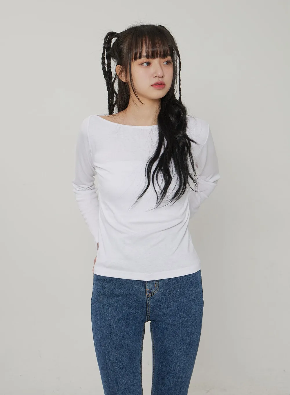 Boat Neck Top BF308