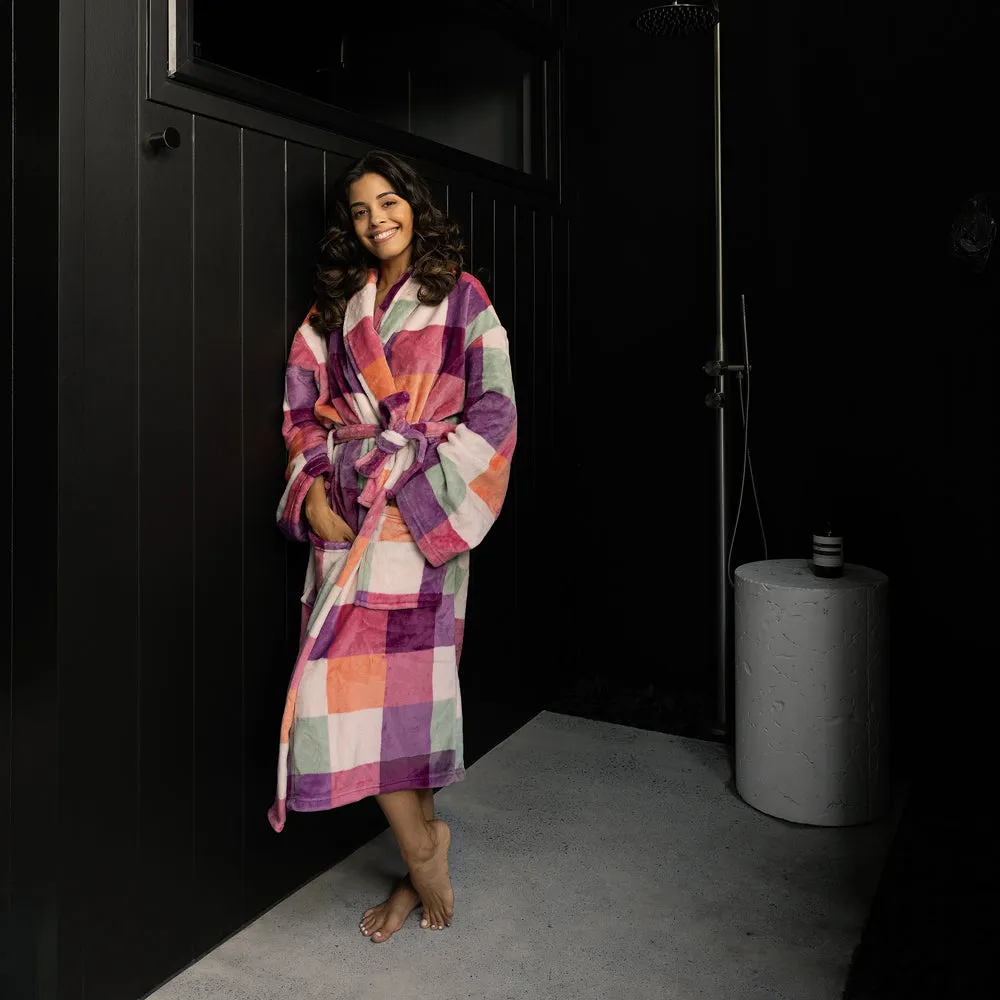 Charlie Ultraplush Robe - Sherbet