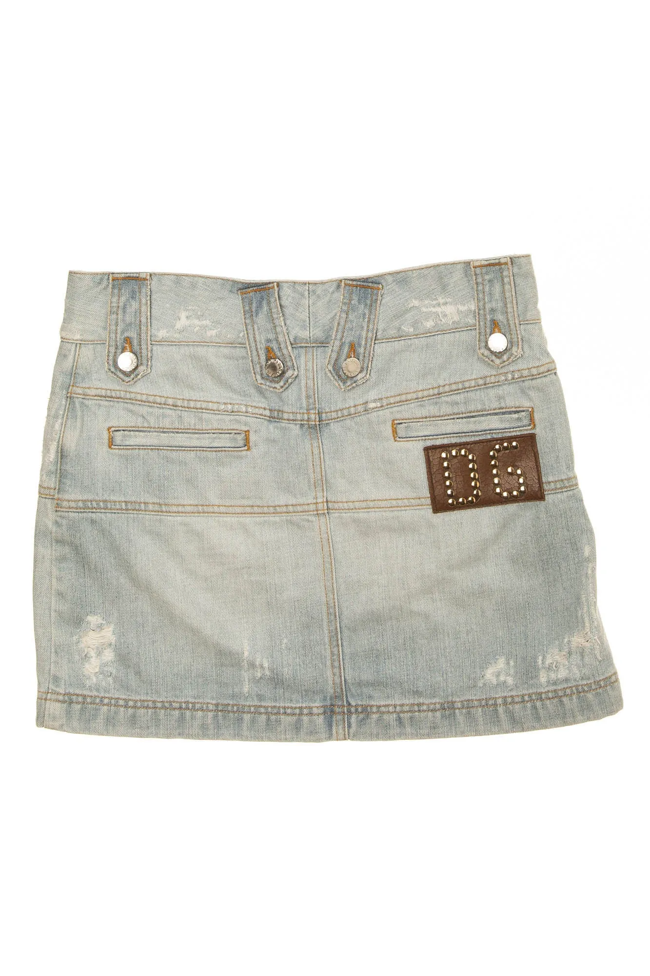 Dolce & Gabbana - Light Blue Denim Mini Skirt - IT 40