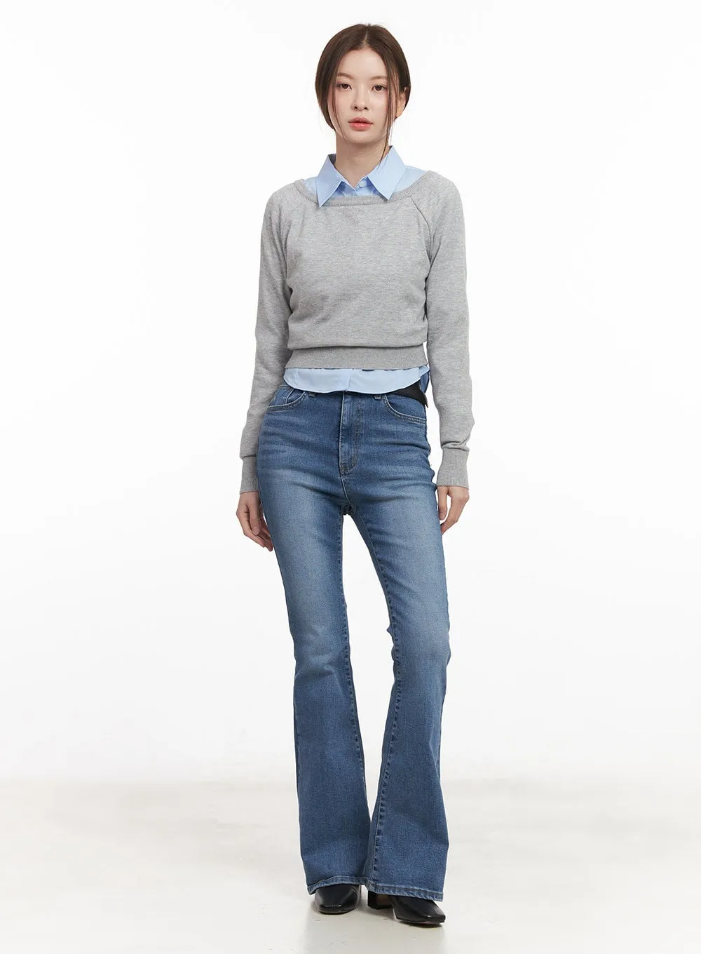 Essential Boat-Neck Sweatshirt CM511