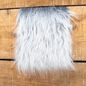 Grey Frost Lux Faux Fur 5-inch Pre-cut Square