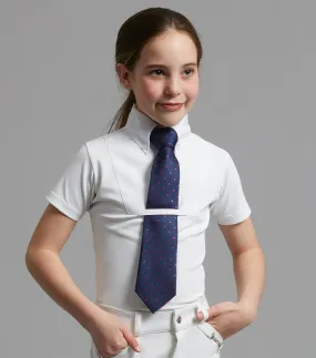Luciana Girls Short Sleeve Show Shirt White