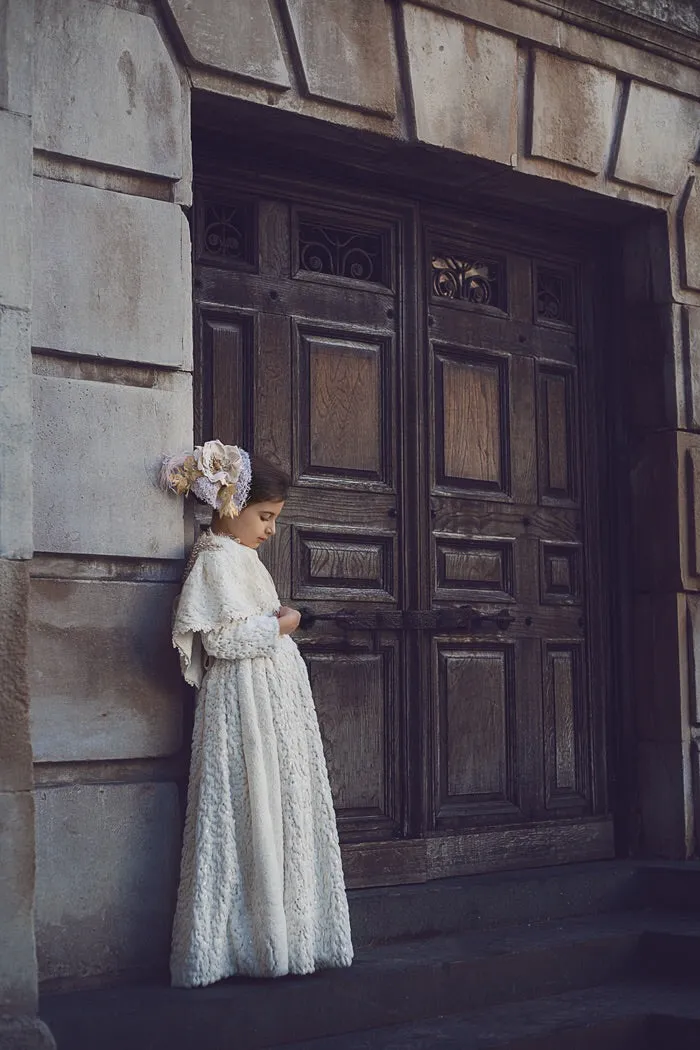 Winter Ivory Faux Fur Dress - Natasha